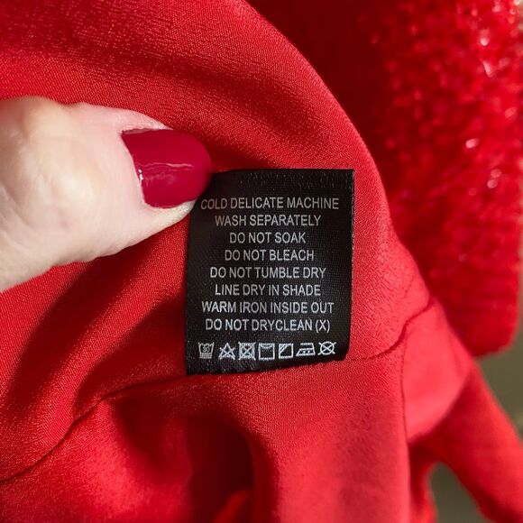 House of Harlow 1960 x REVOLVE Justina Maxi Dress Red Medium NWT Holiday Party - Picture 10 of 12